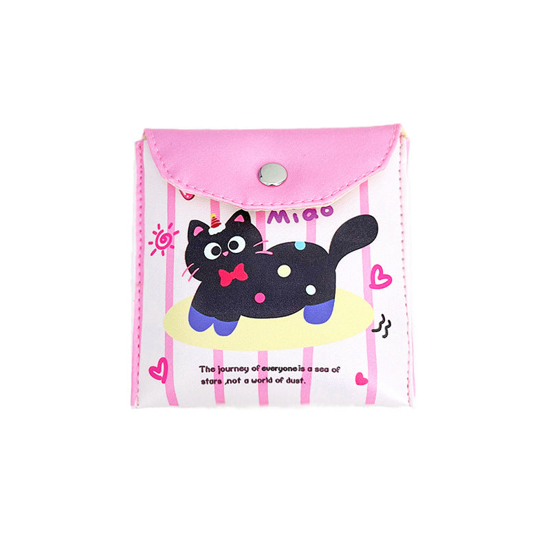 Cute Coin Purse Cartoon Portable Aunt Towel Storage Bag Creative Portable Sanitary Napkin Storage Bag Female