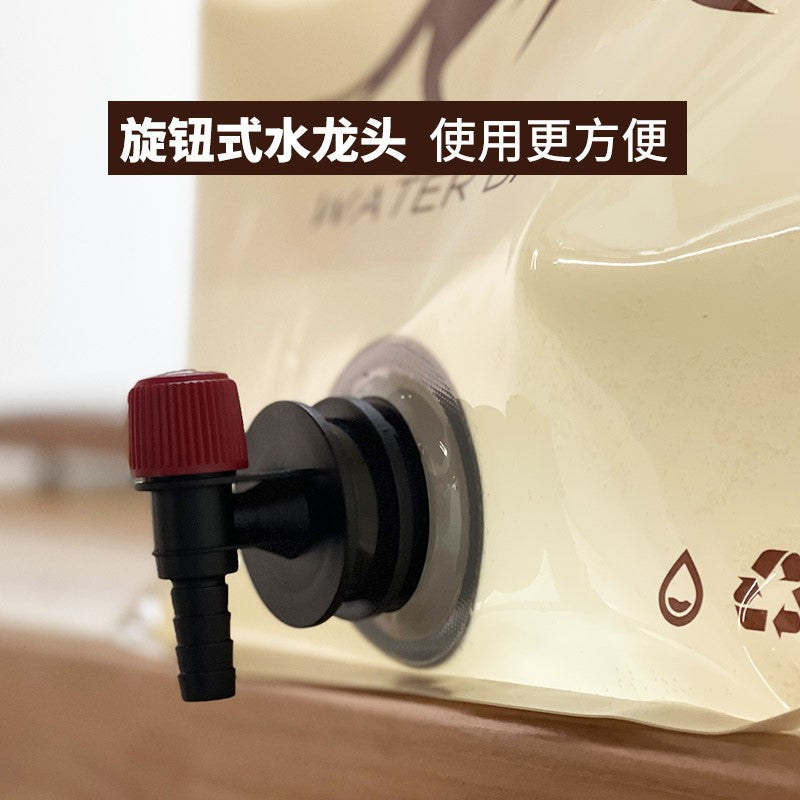 Outdoor Foldable Water Bag 8L Large Capacity Portable Camping Hiking Drinking Storage Tank