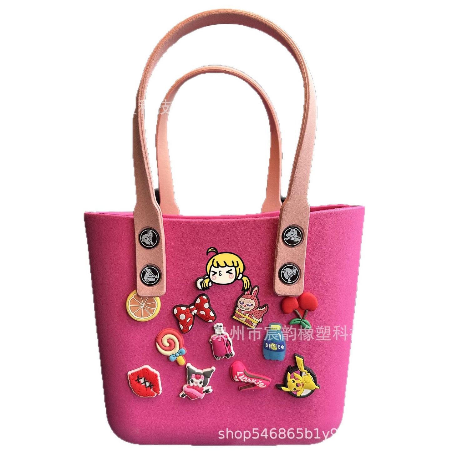 New Korean Style Eva Beach Bag Bento Portable Hole Bag Women's DIY Decorative Pouch