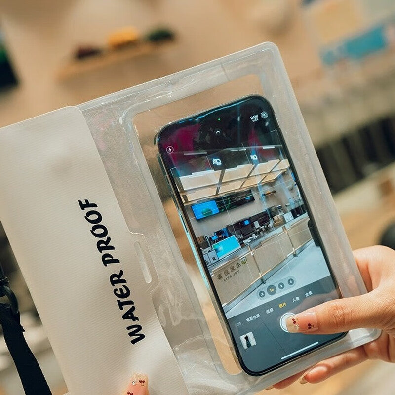 Large Capacity Waterproof Phone Bag with Touch Screen, Perfect for Swimming, Travel, Diving, Hiking, and Outdoor Activities