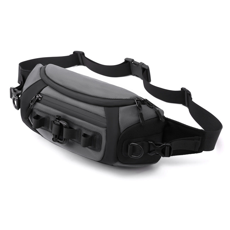 Sports Bag Men's New Mobile Phone Waist Bag Multi-Functional Chest Bag Tactical Fashion Brand Small Chest Bag