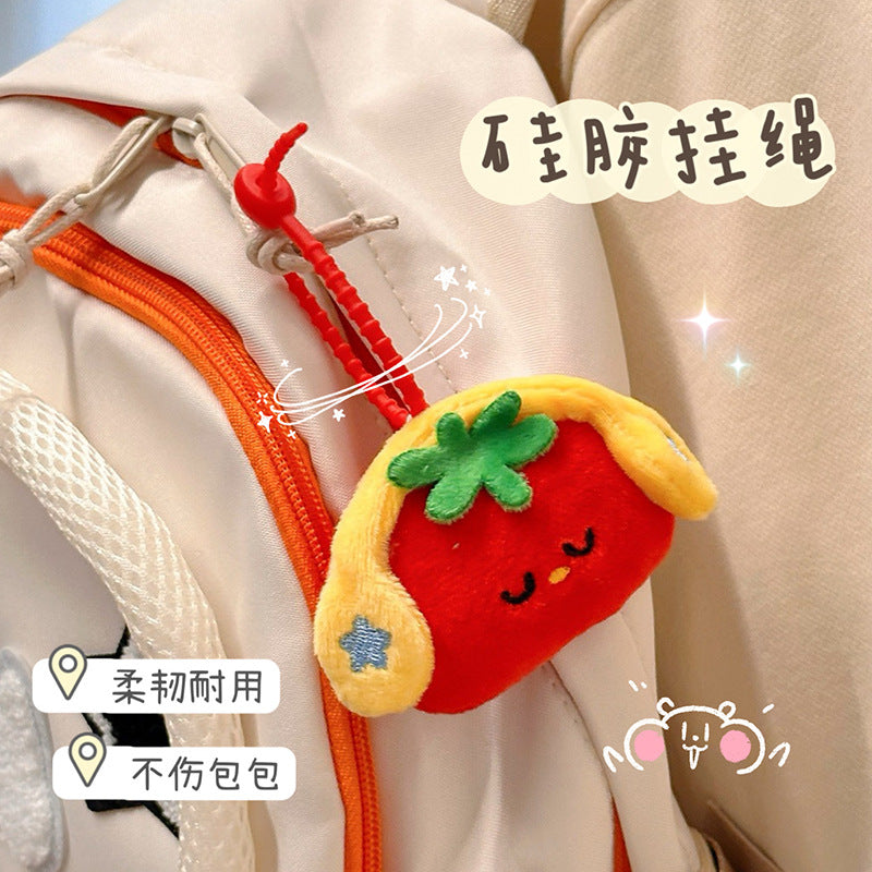Cute Plush Doll Pendant Student Backpack Keychain Decoration Doll Pendant Couple Bags Accessories Small Gift