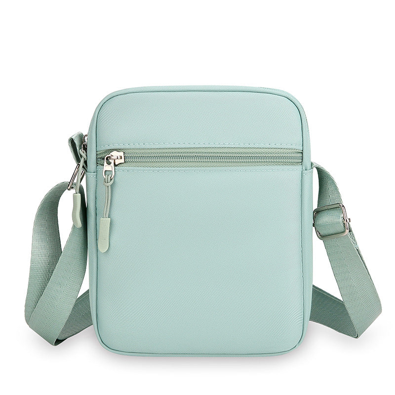 Minimalist Waterproof Crossbody Bag with Multiple Pockets for Women, Fashionable Oxford Fabric Mini Shoulder Bag