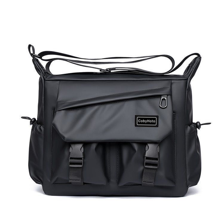 Crossbody Bag Men's Japanese Style Trendy Casual All-Matching Commuter Shoulder Bag Large Capacity Sports Outdoor Bag