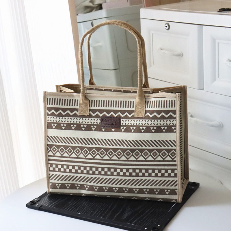 Women's Large Capacity Totes Women's Nylon Shoulder Bag Commuter Travel Handbag Fashion Casual Mummy Bag
