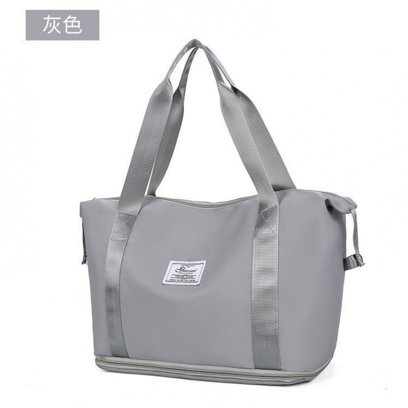 Travel Bag Women's Short-Distance Luggage Bag Portable Large Capacity Buggy Bag Foldable and Portable Travel Bags Storage Bag