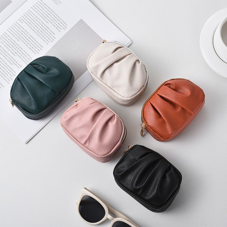 Elegant Pleated PU Clutch Bag for Women with Large Capacity, Perfect for Daily Use and Stylish Outfits
