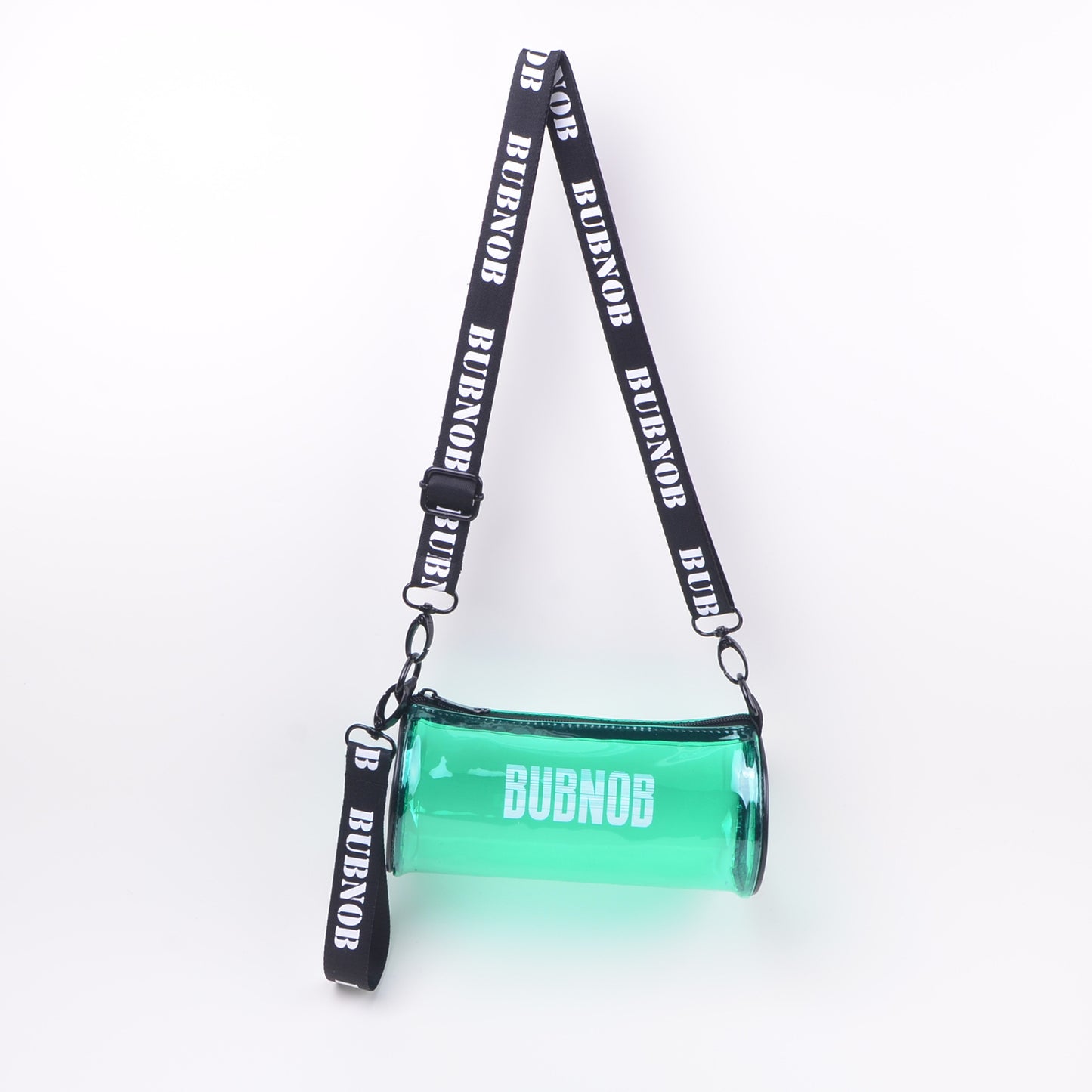 Transparent Cylinder Crossbody Bag 2024 New Fashion Clear Makeup Pouch for Daily Use and Travel