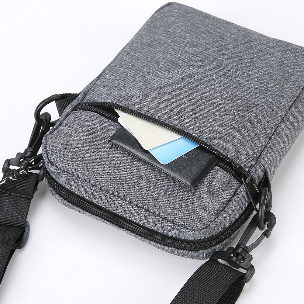 2025 New Fashion Minimalist Crossbody Bag for Men and Women, Casual Pure Color Phone Sling Bag withײɫ Design, Perfect for Daily Wear and Sports