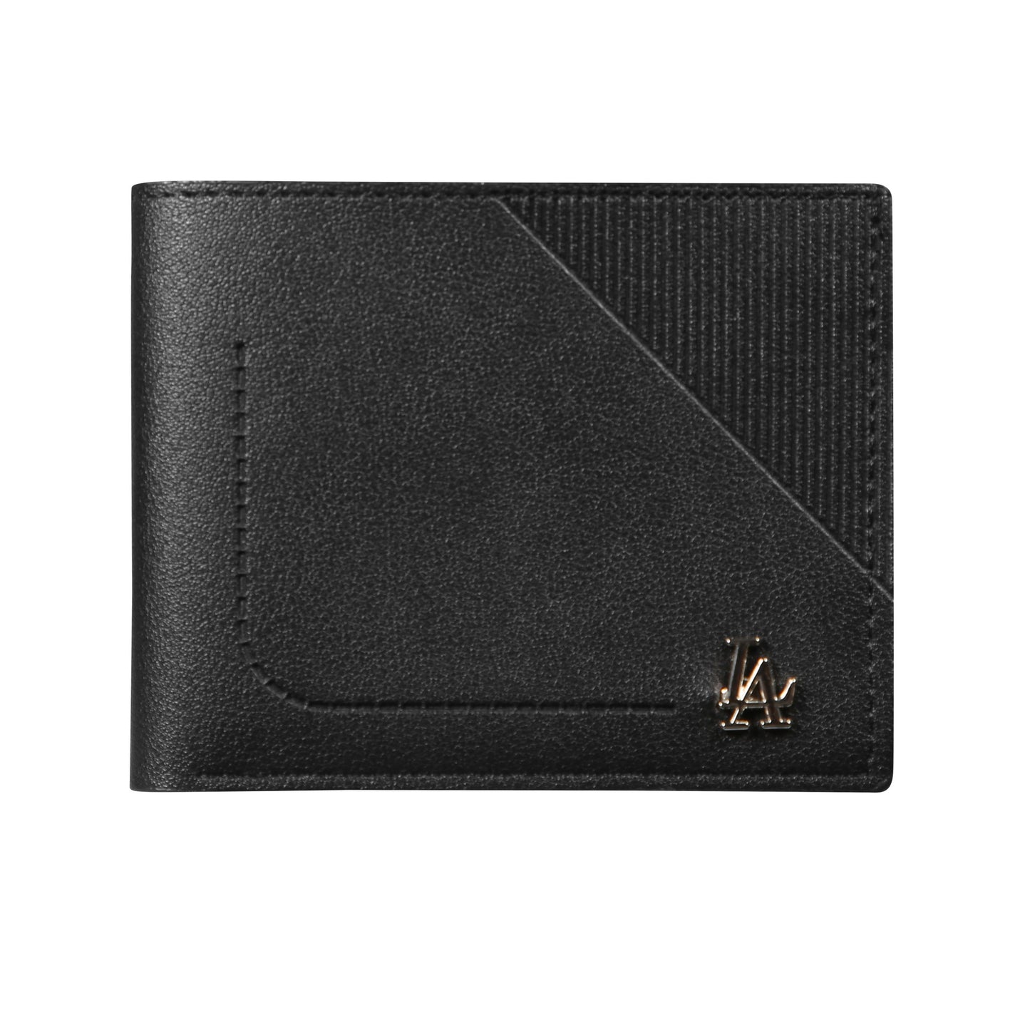 Elegant Men's Short Wallet with Multiple Card Slots, Durable PU Leather, VintageŷÃÀ Style with Stitching Detail