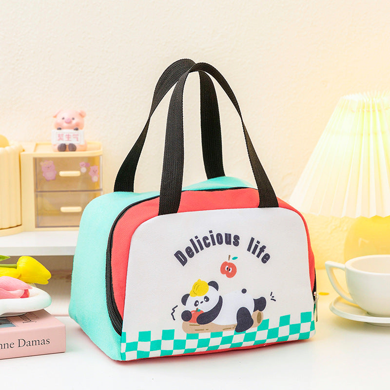 New Cute Heat Preservation Lunch Box Bag Student Office Worker Lunch Box Bag Thick Aluminum Foil Handbag