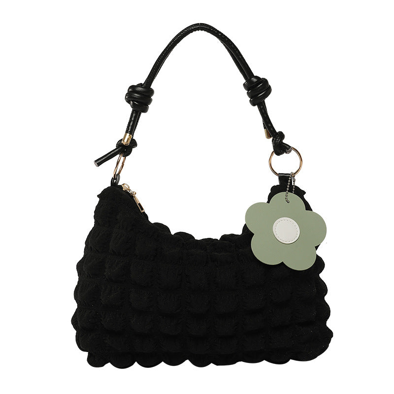 Underarm Bag Female Summer New Fashion Bubble One-Shoulder Versatile Lady Style Dumpling Bag