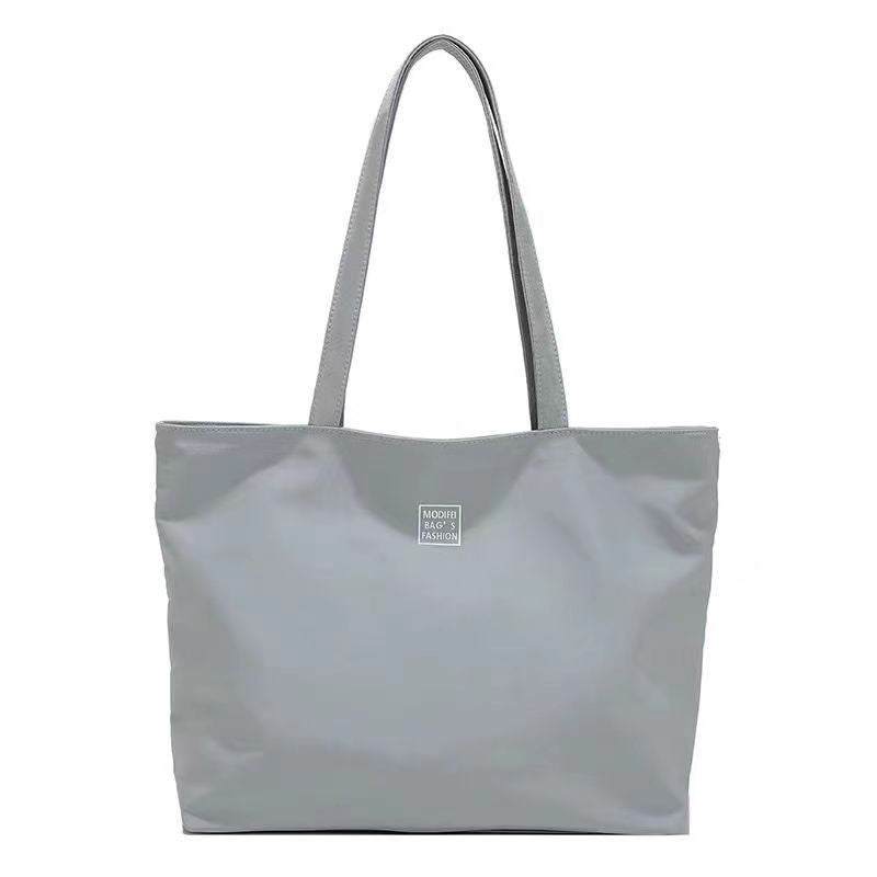 2024 Autumn Fashionable Tote Bag for Women, Large Capacity Waterproof Nylon Shoulder Bag with Zippered Inner Pocket and Open Pockets