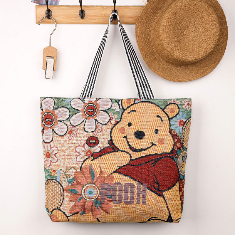 Outdoor Casual Shoulder Bag Women's Summer New Arrival Portable One-Shoulder Canvas