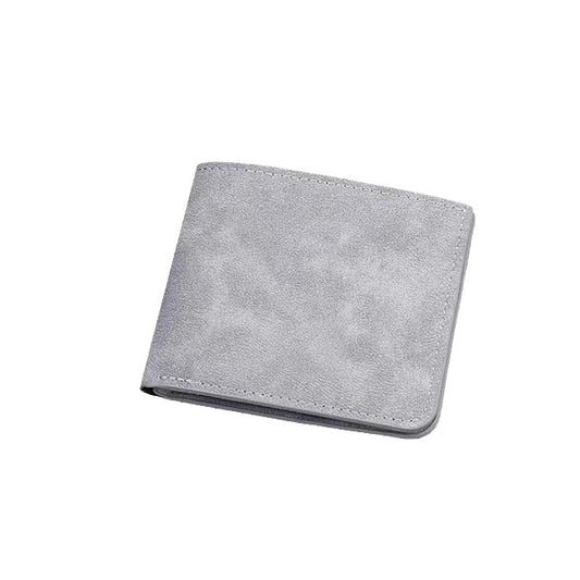 Card Holder Wallet Integrated Men's Ultra-Thin Short Wallet Soft Leather Wallet Multi-Card-Slot Wallet