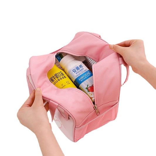 Student Heat Preservation Lunch Bag Buggy Bag Women's Large Capacity Lunch Box Bag Thickened Aluminum Foil Lunch Bag Bag