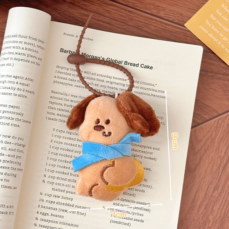 Cute Plush Doll Pendant Student Backpack Keychain Decoration Doll Pendant Couple Bags Accessories Small Gift