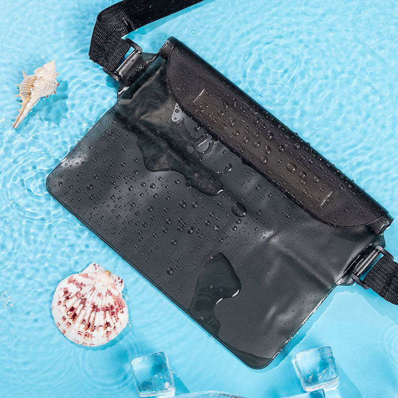 Three-Layer Sealed Transparent Mobile Phone Waterproof Bag Suitable for Swimming Mountaineering Beach Outdoor Sports