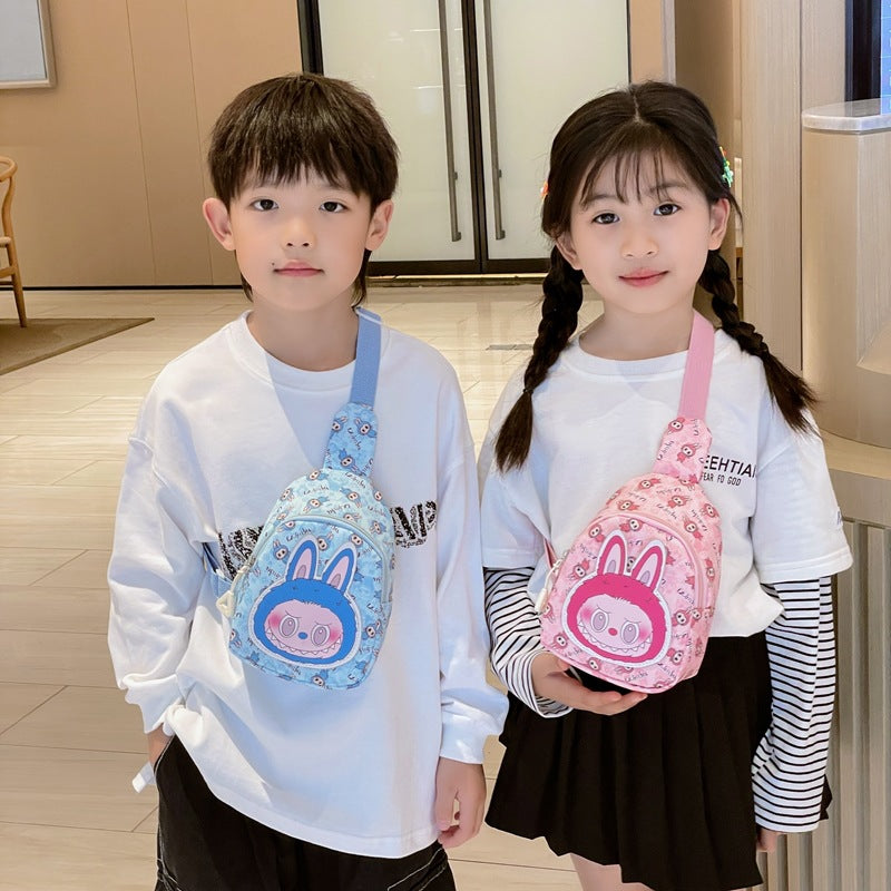 Summer New Children's Cartoon Chest Bag Waist Bag All-Match Crossbody Lightweight Change Purse