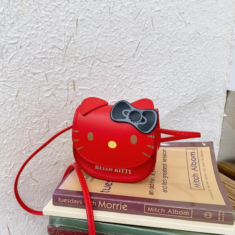 Japanese Style Cartoon Cute Mini Bag Children's Crossbody Lipstick Coin Purse Cat