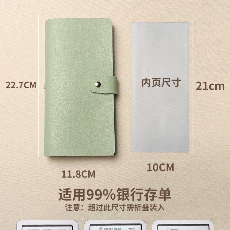 Bill Bank Deposit Single Clip New Check Multi-Function Folding Card Versatile Bag Men and Women