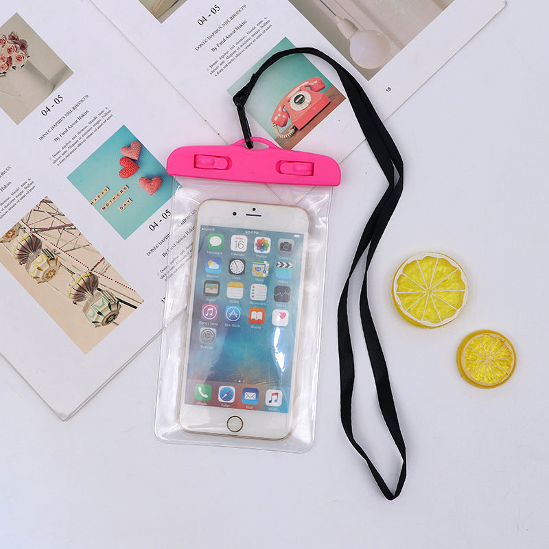 Thick Waterproof Phone Pouch with Air Cushion for Swimming, Diving, Outdoor Activities and Underwater Photography