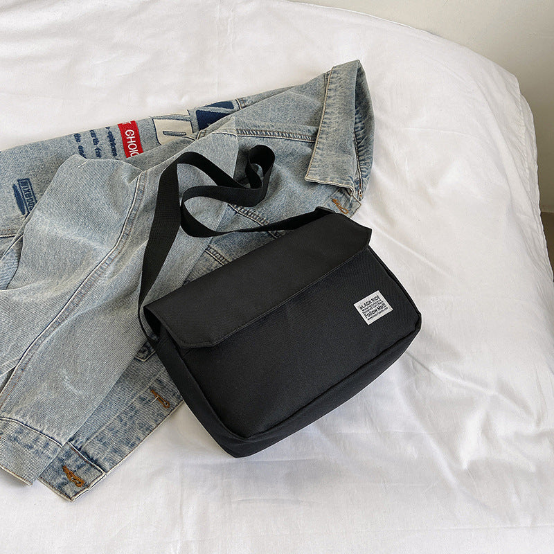 Minimalist Crossbody Bag for Men and Women, Waterproof Oxford Fabric, Lightweight & Durable, Perfect for Daily Use and Students