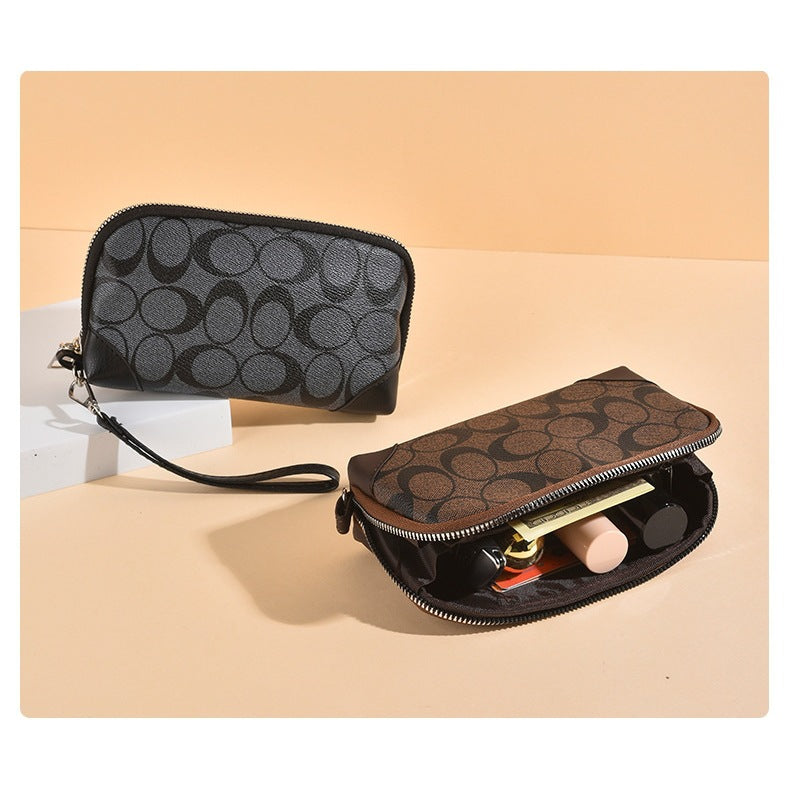 Women's Wallet New Classic Oval Printed Presbyopic Women's Elegant European and American Retro Handbag