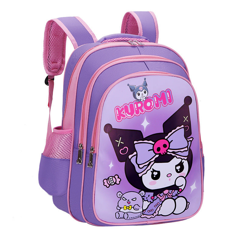 Cute Kuromi Backpack for Kids with Pencil Case - Lightweight, Breathable, and Waterproof School Bag for Preschool and Kindergarten