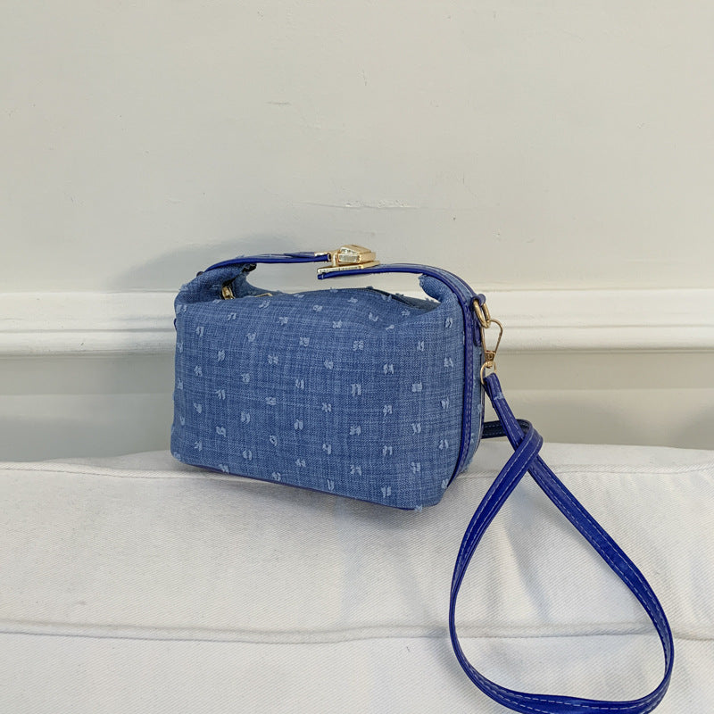 Handbag Women's Beautiful New Summer Simplicity Fashion National Style Light Luxury Temperament Advanced Texture Messenger Bag