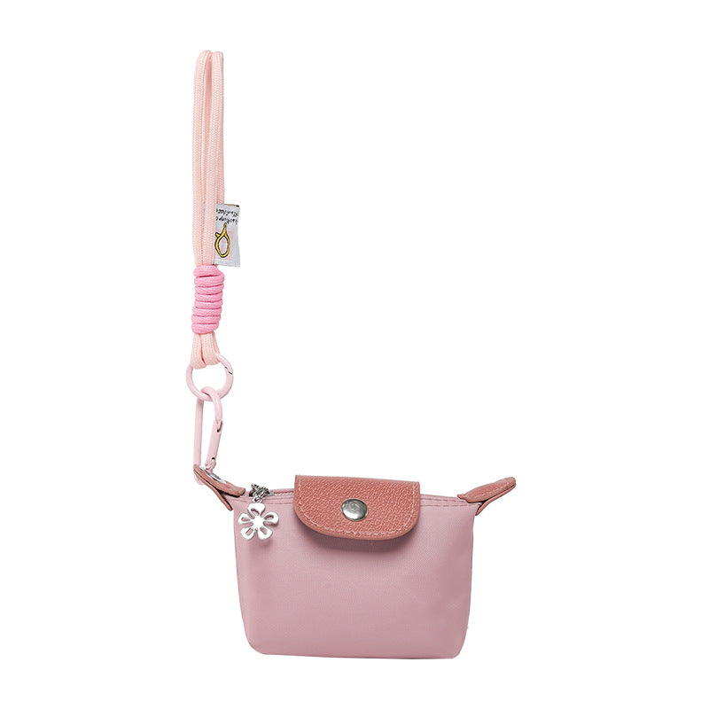 Summer New Beautiful Exquisite Small Handbag for Women Western Style All-Matching Casual Contrast Color Lanyard Bag