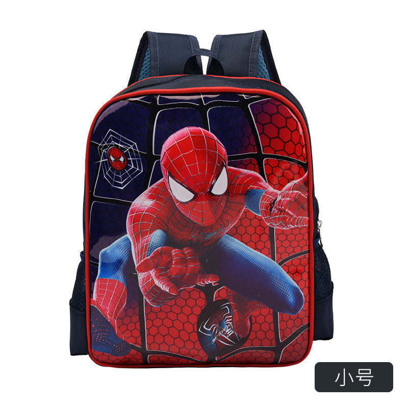 Cartoon Hero Children's Schoolbag Student Backpack Burden Alleviation Waterproof Wear-Resistant Spider-Man Ultraman