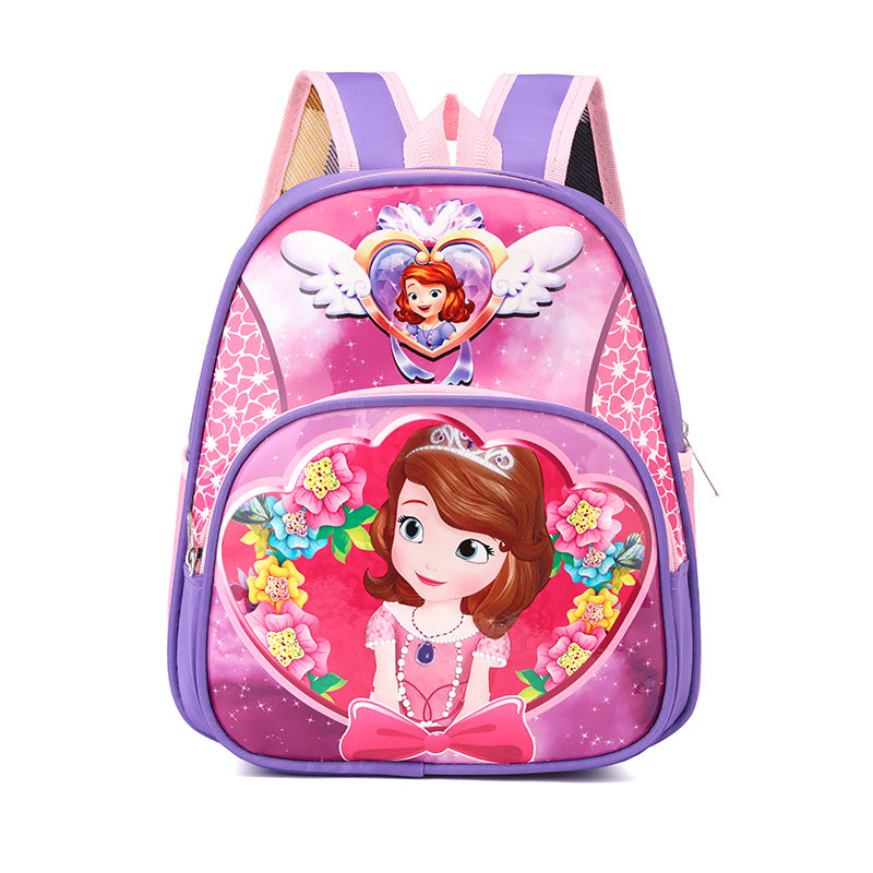 New Spider-Man Cartoon Kid's Small Schoolbag Labubu Boys and Girls Kindergarten Backpack Super Light and Burden-Free