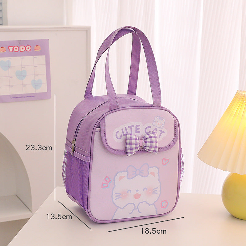 Large Capacity Lunch Box Bag Student Heat Preservation Lunch Bag Buggy Bag Thickened Aluminum Foil Lunch Bag Bag
