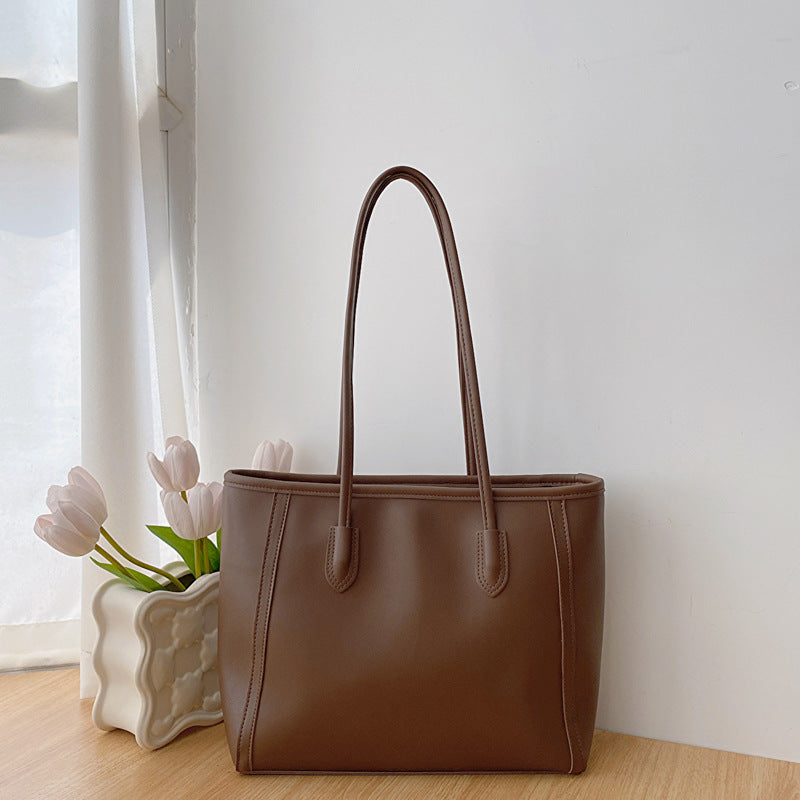 Tote Bag Women's Commuter Texture New Versatile Korean Style Shoulder Underarm Temperament Handbag