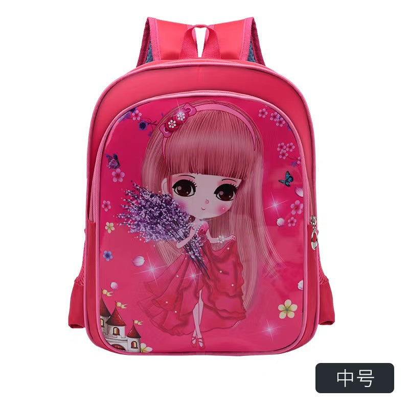 Cartoon Hero Children's Schoolbag Student Backpack Burden Alleviation Waterproof Wear-Resistant Spider-Man Ultraman