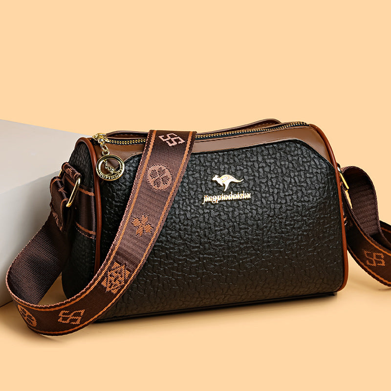 New Pillow Bag Women's Soft Leather High-Grade Large Capacity Fashion All-Match Shoulder Messenger Bag