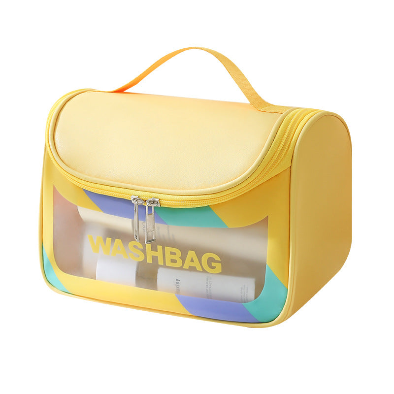 Portable Portable Large Capacity Waterproof Women's Cosmetic Bag Travel Toiletry Bag
