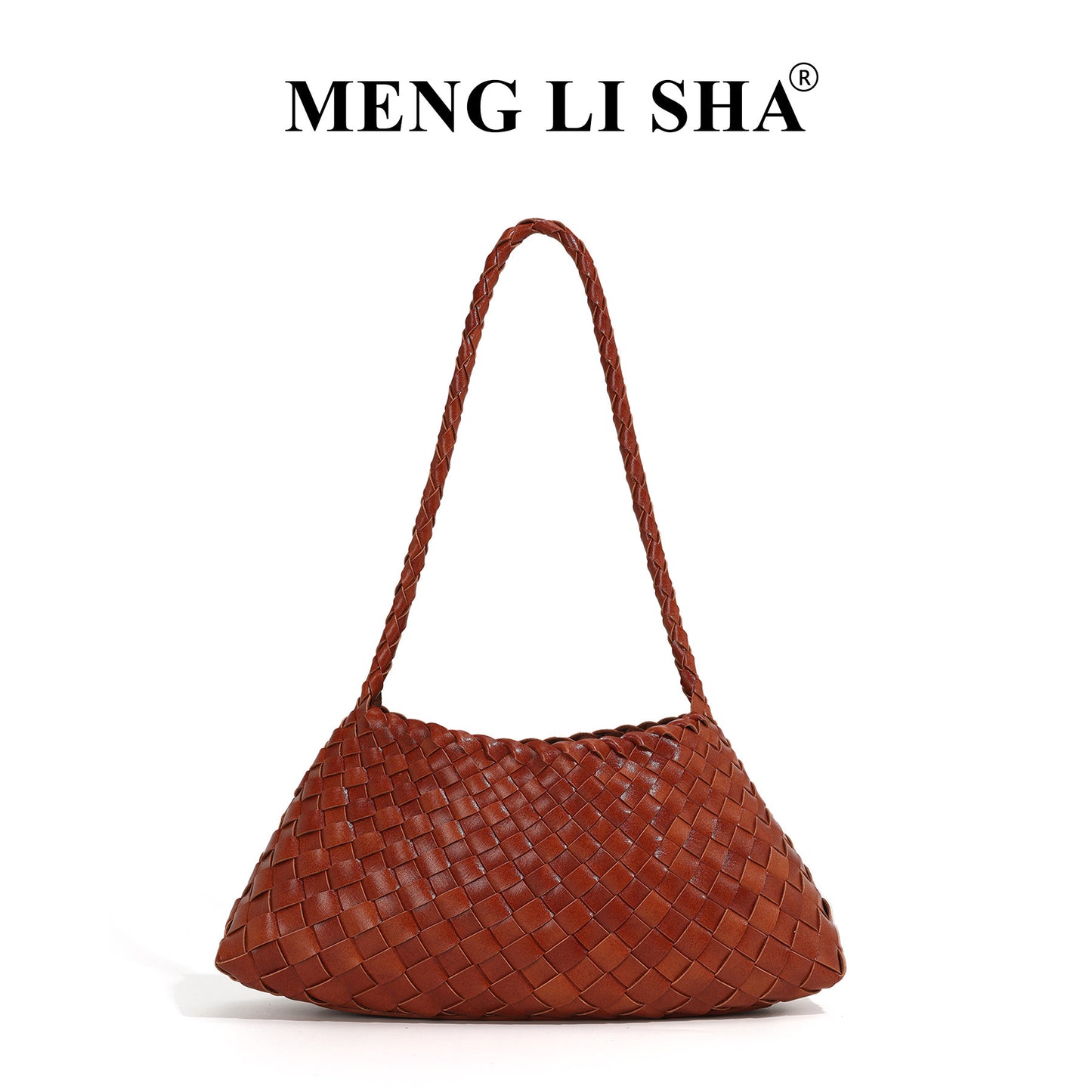 Popular Hand-Woven Bag Women's Fashion Retro Portable Vegetable Basket Bag All-Match Underarm One Shoulder Combination Bags
