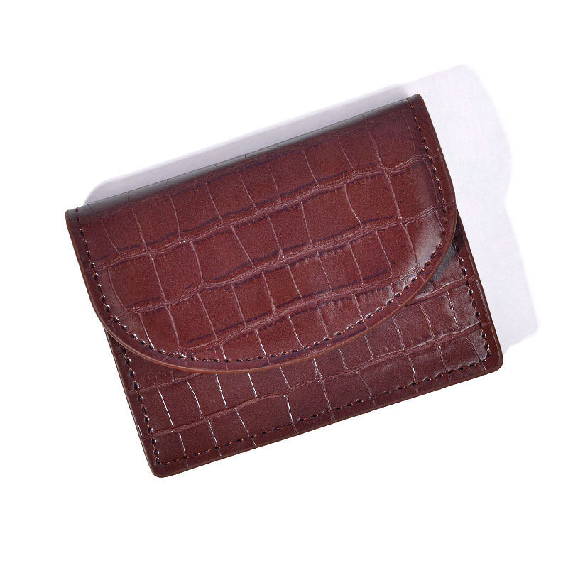 Korean Style New Women's Coin Purse Solid Color Simple Card Holder Multifunctional Lipstick Large-Capacity Wallet