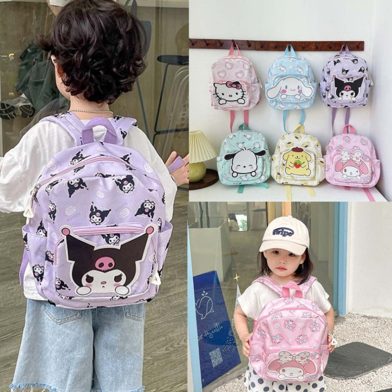 Children's Cartoon Cute Backpack Portable Burden Alleviation Large Capacity Universal for Boys and Girls