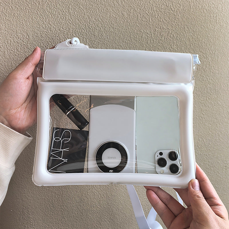 Cute Touch Screen Waterproof Mobile Phone Bag Swimming and Playing Water Essential Multiple Seal Design Adjustable Crossbody Rope