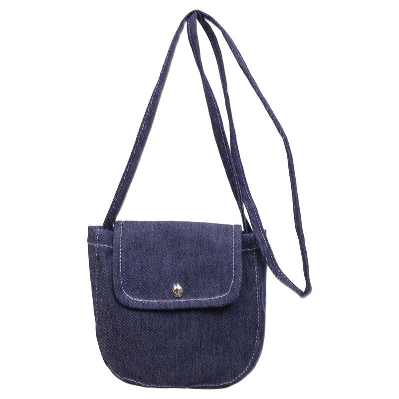 Denim Bag Women's New Fashion All-Match Shoulder Bag Super Popular Commuter Crossbody Bag