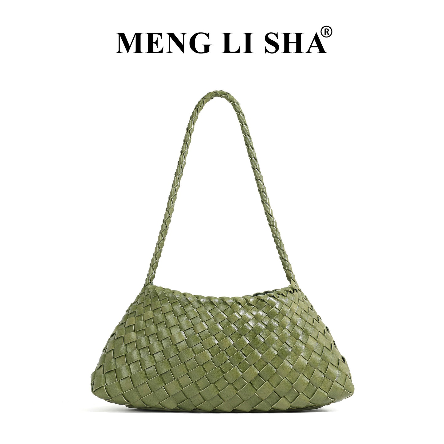 Popular Hand-Woven Bag Women's Fashion Retro Portable Vegetable Basket Bag All-Match Underarm One Shoulder Combination Bags