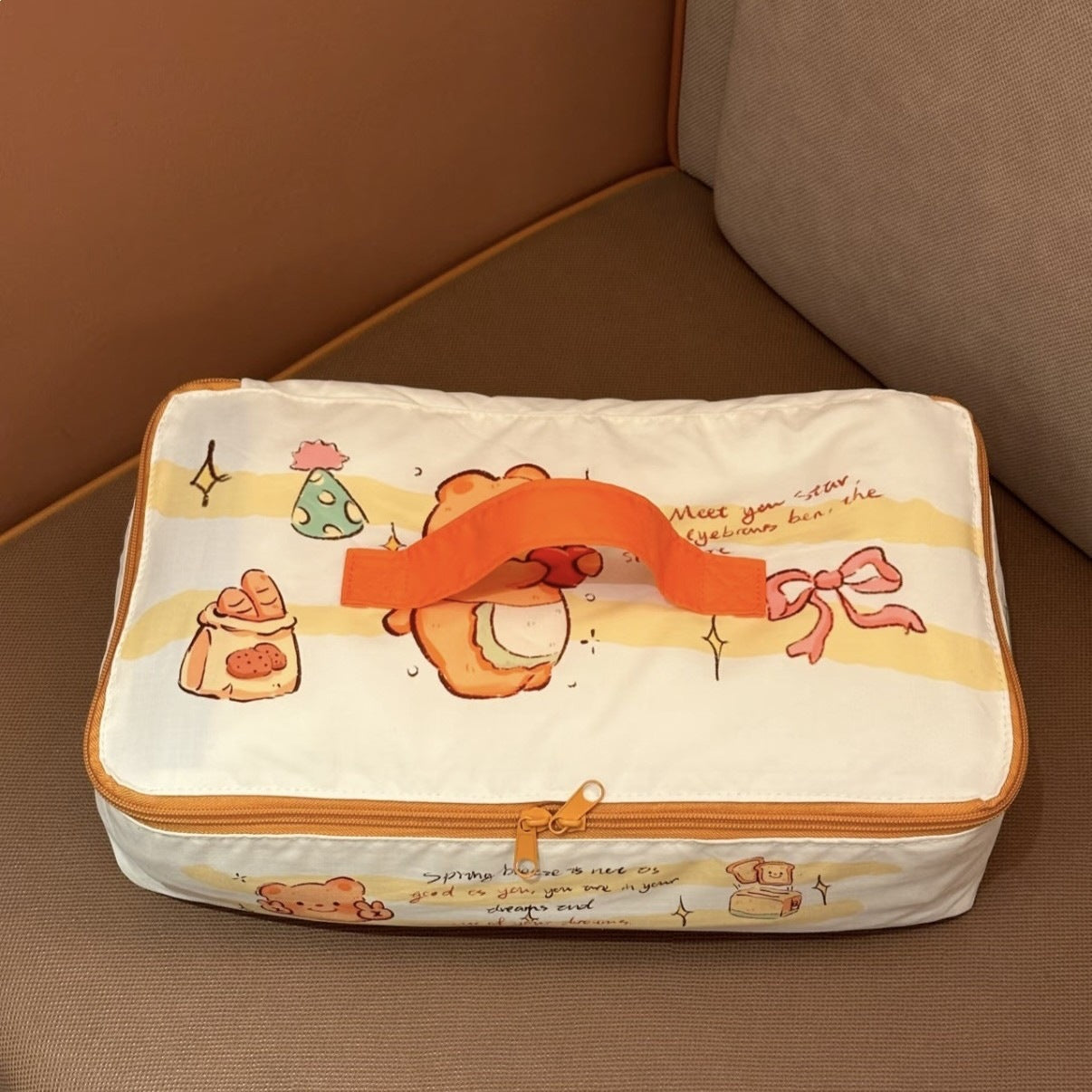 Foldable Storage Bag Luggage Cat Storage Bag Waterproof Portable Clothes Underwear Underwear Shoes Packing Bag