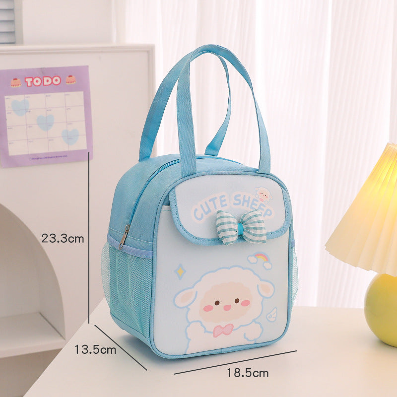 Student Heat Preservation Lunch Bag Buggy Bag Women's Large Capacity Lunch Box Bag Thickened Aluminum Foil Lunch Bag Bag
