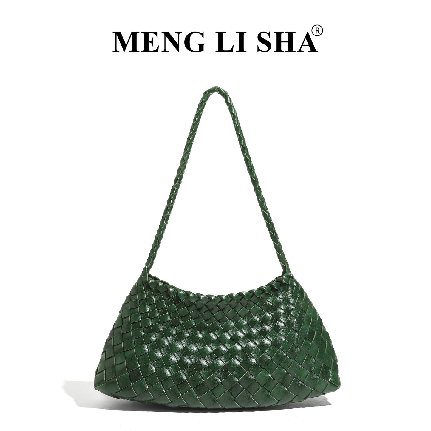 Popular Hand-Woven Bag Women's Fashion Retro Portable Vegetable Basket Bag All-Match Underarm One Shoulder Combination Bags