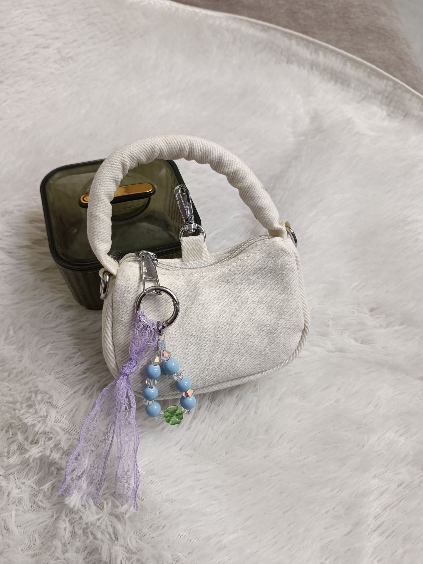 Mini Small Saddle Bag Crossbody Chain Handbags Women's New Korean Style Fashion Simple Lipstick Shoulder Bag