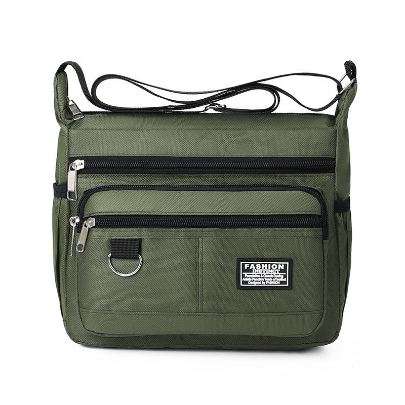 Messenger Bag Men's Casual Waterproof and Hard-Wearing Business Portable Backpack
