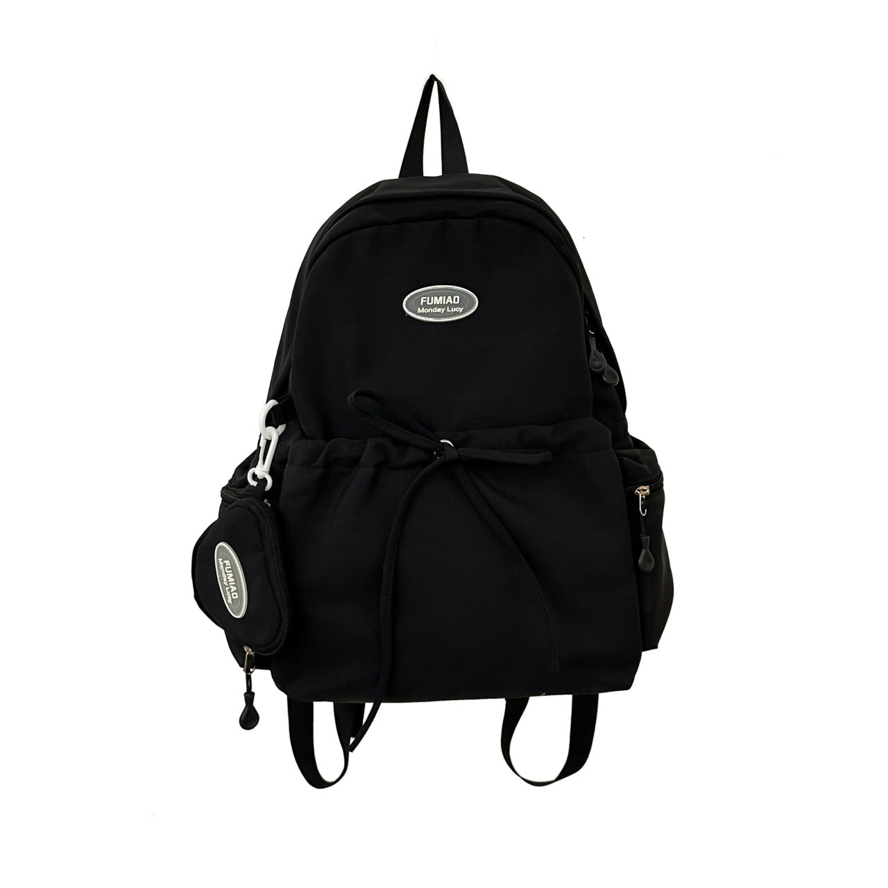 Lightweight Large Capacity Backpack for Students with Multiple Pockets and Drawstring Design, Perfect for School and Travel